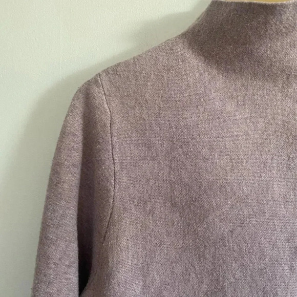 Tahari Mauve Mock Turtleneck Sweater - Picture 8 of 13